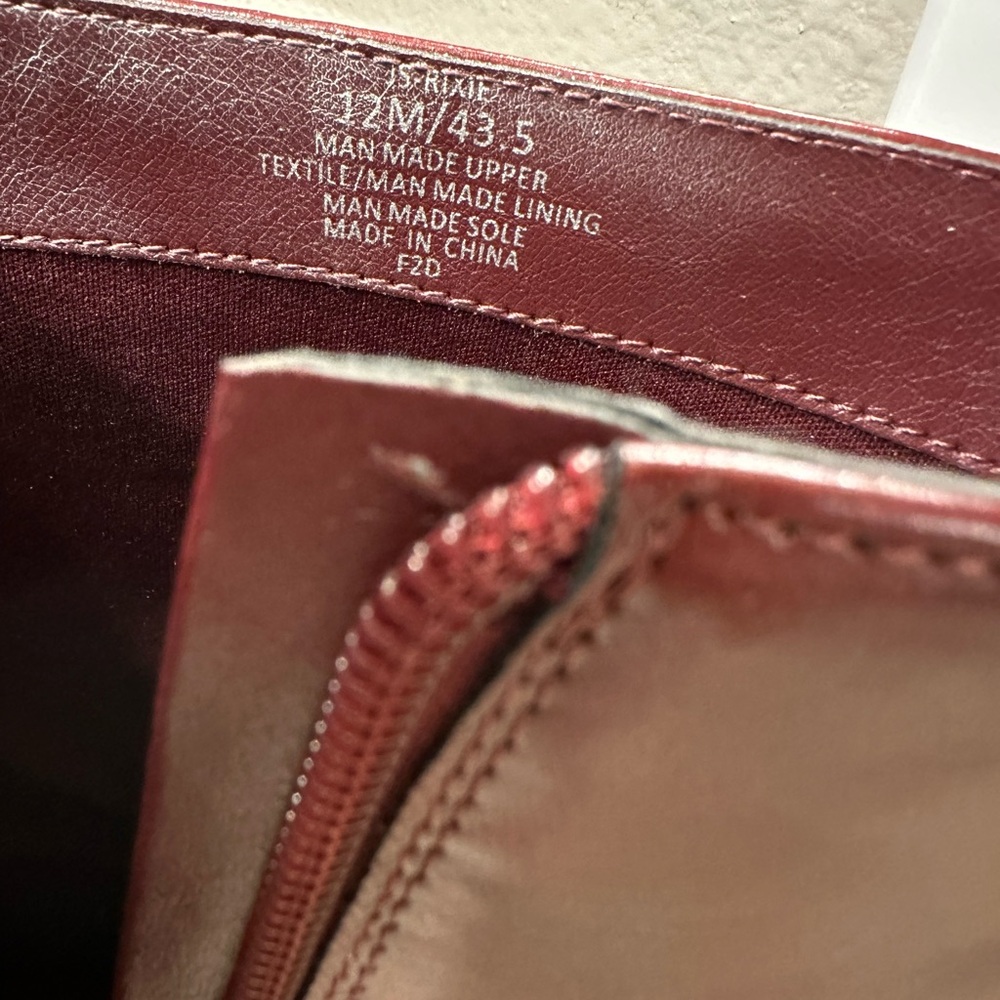 Jessica Simpson Burgundy Studded Heeled Boots - Picture 3 of 6